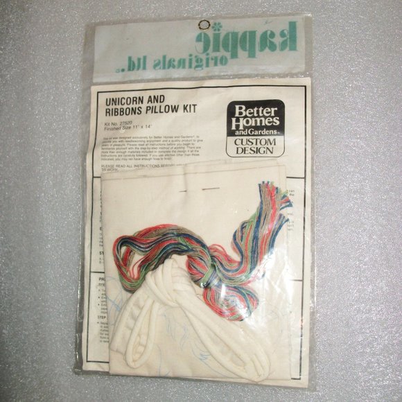 KAPPIE Unicorn & Ribbon Pillow Kit #28520 NEW - Picture 7 of 9